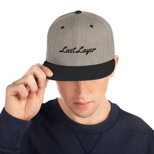 Last Layer Logo Speedcube Flat Bill Snapback Cap