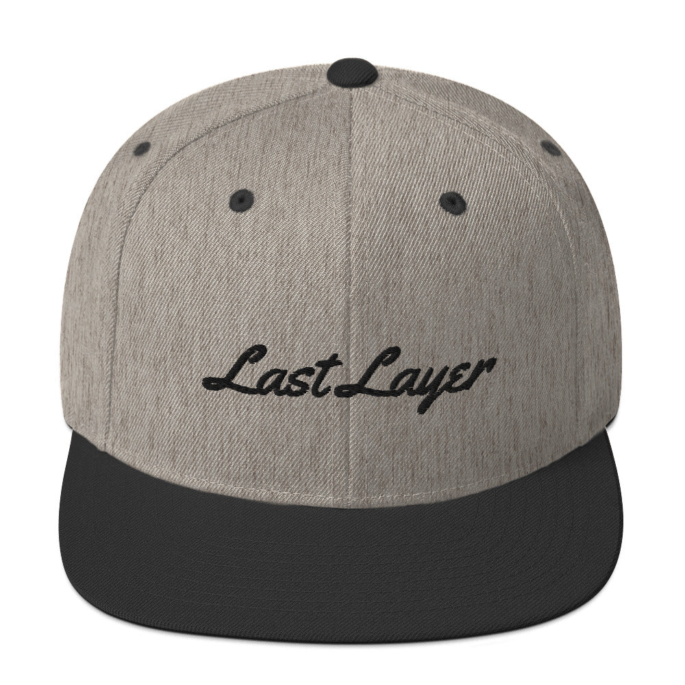Last Layer Logo Speedcube Flat Bill Snapback Cap